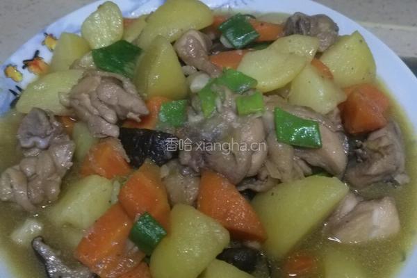 土豆炖鸡腿