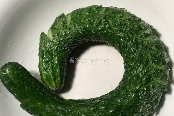 鱼皮黄瓜的做法图解5