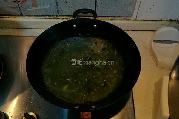 菠菜蛋花汤的做法图解4