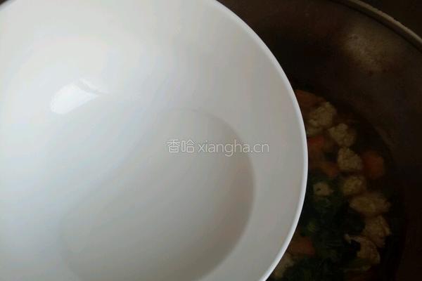 丸子汤的做法图解10