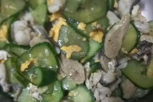 青瓜炒鱼片的做法图解6