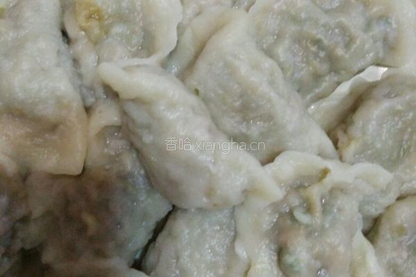 猪肉蒜苔馅水饺的做法图解7