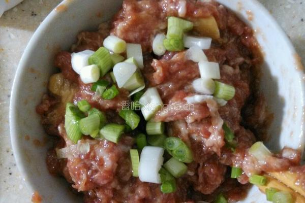 肉末马蹄蒸豆腐的做法图解3