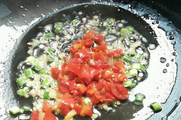 剁椒蚕豆炒鸡蛋的做法图解6