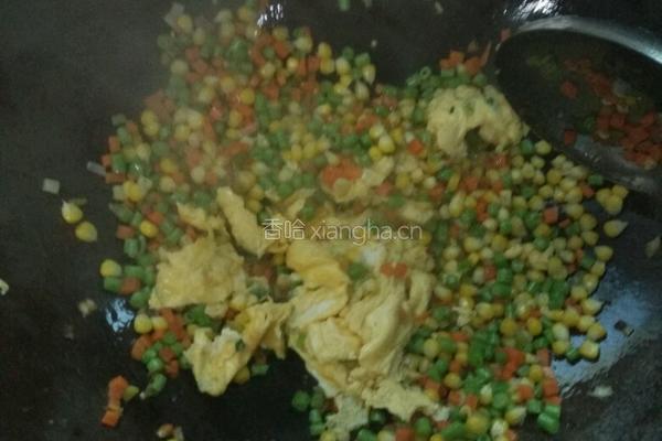 什锦蛋炒饭的做法图解5