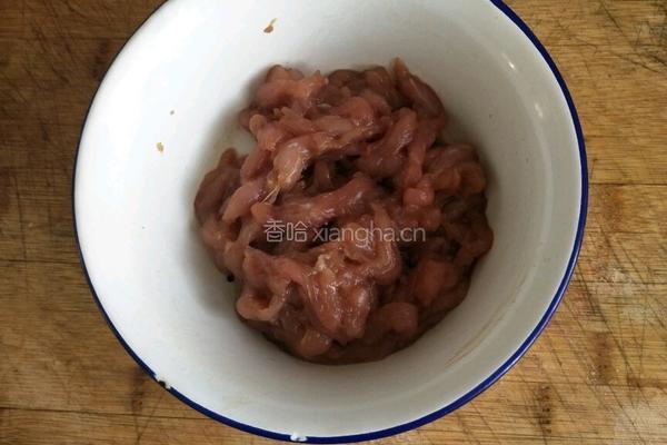 山药炒肉丝的做法图解1