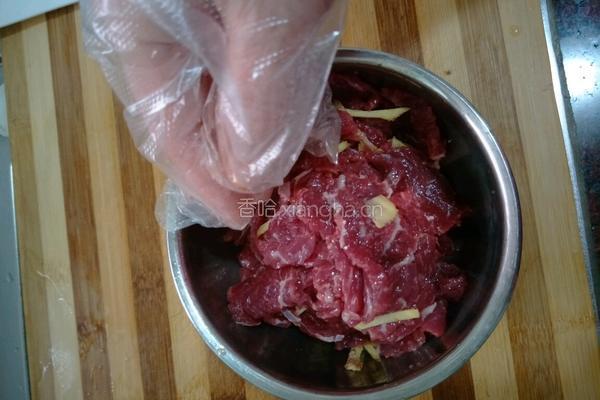 胡萝卜炒牛肉的做法图解4