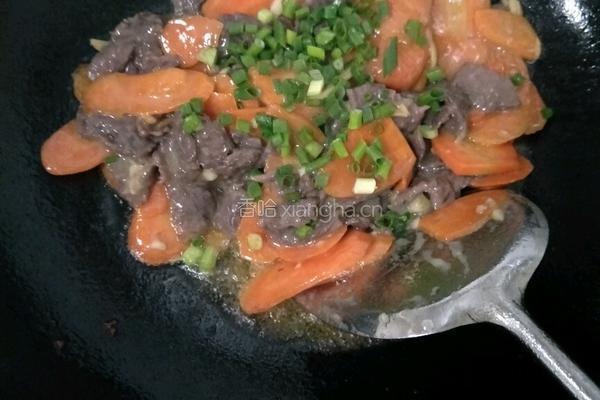 胡萝卜炒牛肉的做法图解17