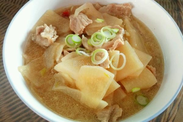 萝卜炖肉汤的做法图解7