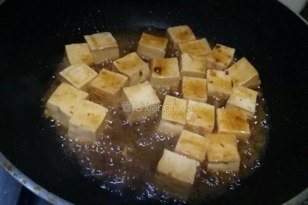 豆瓣酱焖豆腐的做法图解8