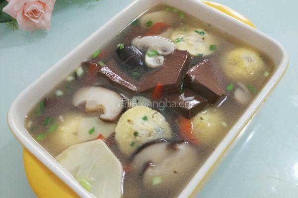 鸭血蛋圆汤的做法图解8