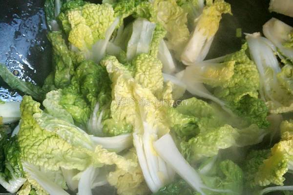 家常青菜豆腐的做法图解7