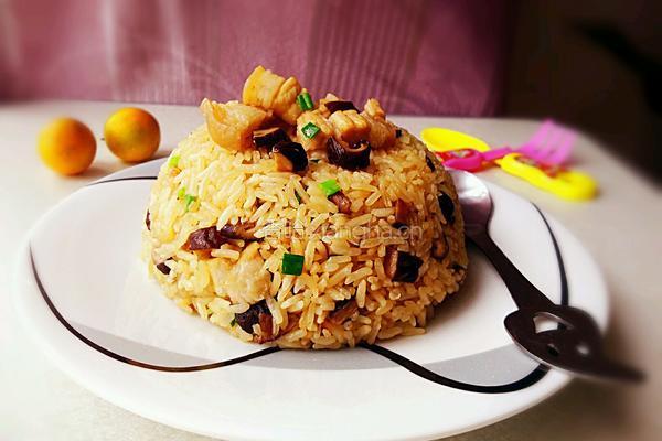 香菇五花肉焖饭的做法图解19