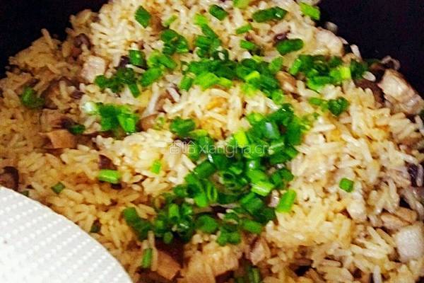 香菇五花肉焖饭的做法图解18