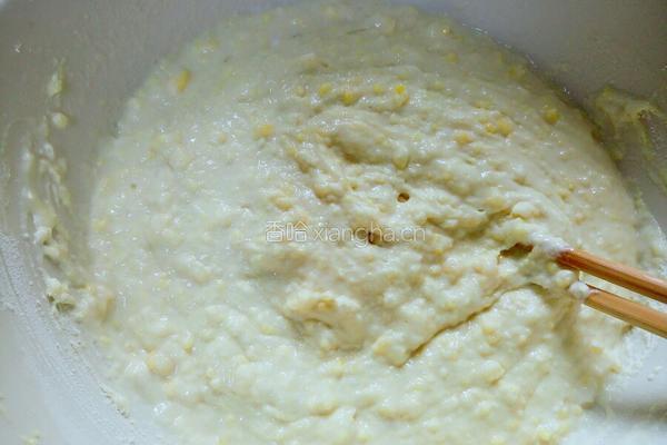 玉米面饼的做法图解4