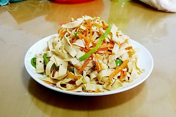 凉拌豆腐皮的做法图解6