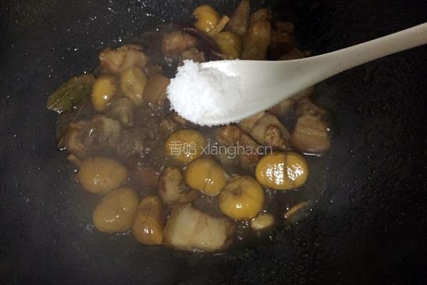 板栗红烧肉的做法图解14