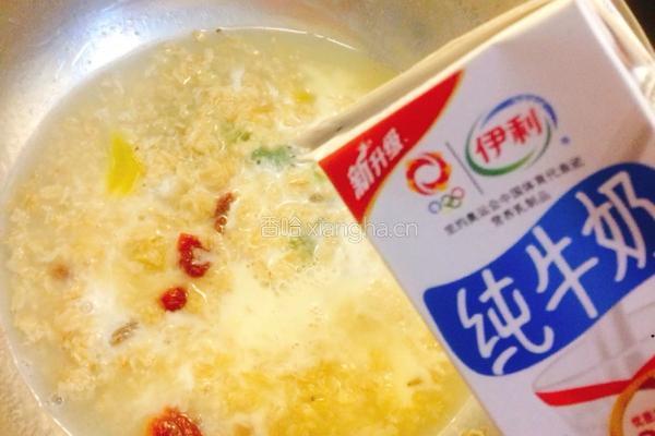 牛奶燕麦粥的做法图解5