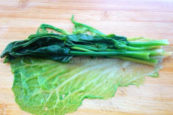 蒸鱼豉油菠菜卷的做法图解9