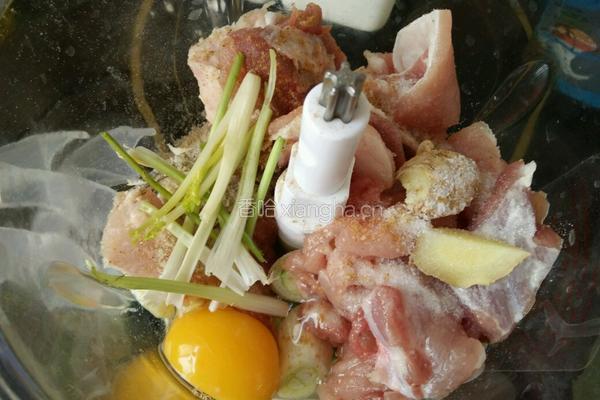肉馅(小熊绞肉机)的做法图解3