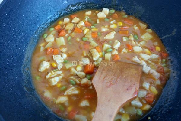 彩丁咖喱饭的做法图解5