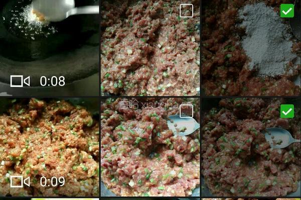 葱花肉煎饼的做法图解2