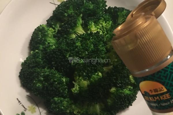 清蒸西兰花的做法图解4