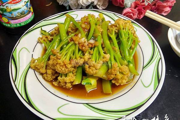耗油花菜的做法图解9