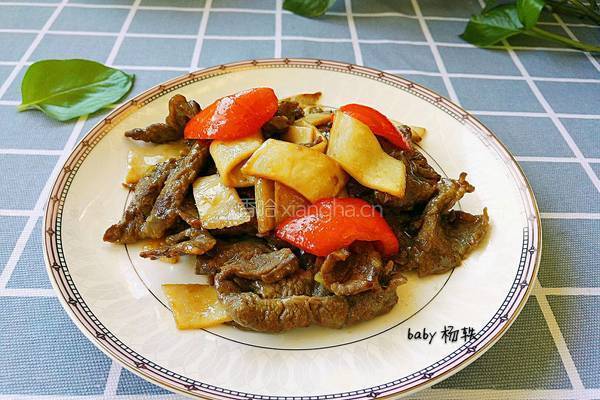 蚝油牛肉杏鲍菇的做法图解11