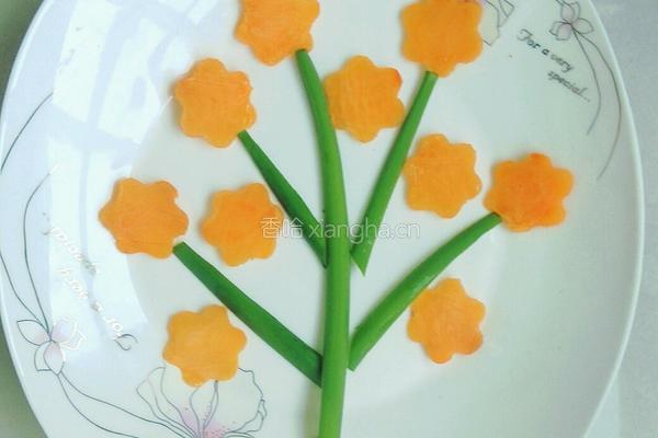 桃花开了拼盘的做法图解4