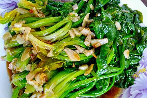 耗油菠菜的做法图解9