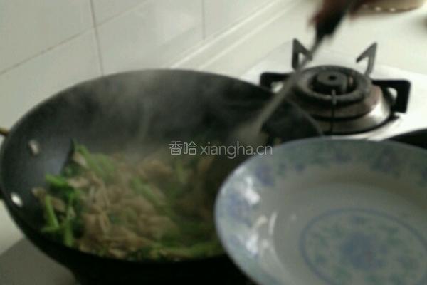 千张芹菜炒肉的做法图解7
