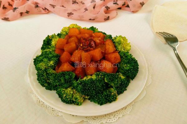  酱汁南瓜小方的做法图解13