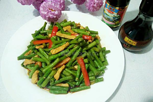 蚝油豇豆炒里脊的做法图解9