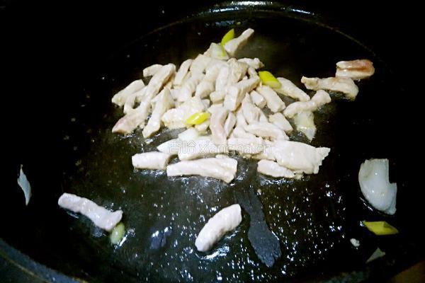 蚝油豇豆炒里脊的做法图解5