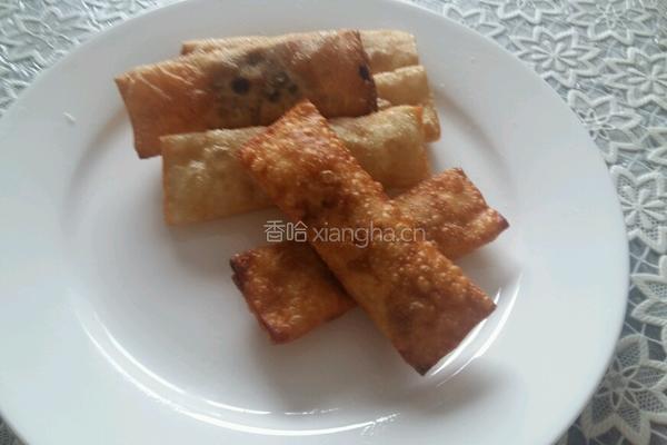馄饨皮春卷的做法图解3
