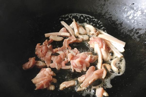 蚝油荷兰豆炒肉的做法图解6