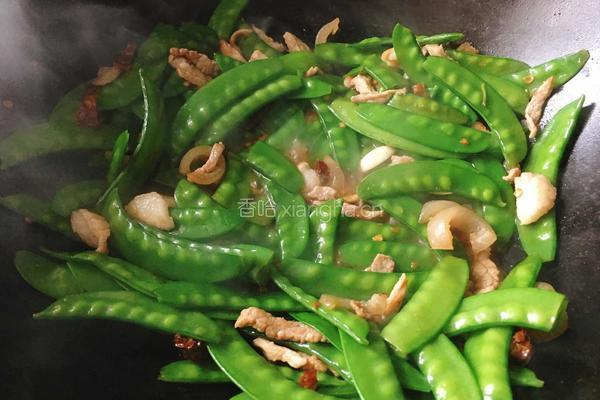 蚝油荷兰豆炒肉的做法图解11