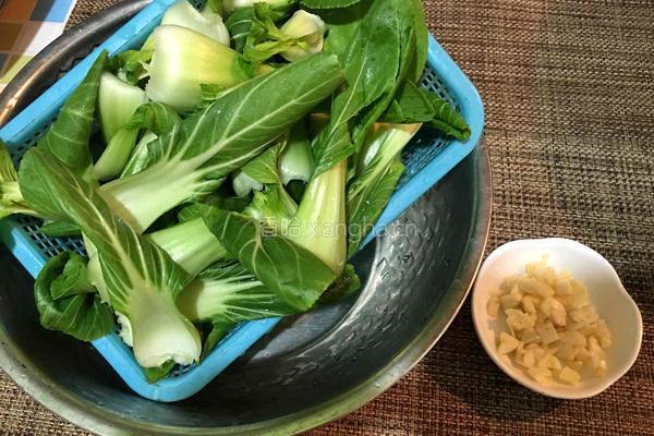蚝油上海青的做法图解2