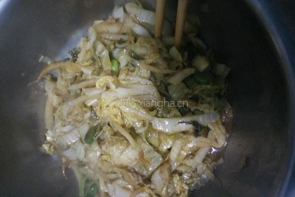 土豆酸菜素包子的做法图解7