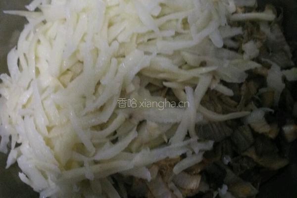 土豆酸菜素包子的做法图解8