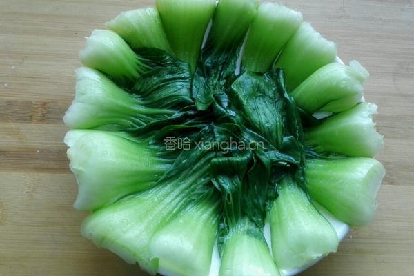 香菇油菜的做法图解4