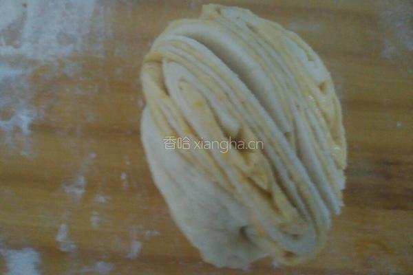 南瓜双色花卷的做法图解12