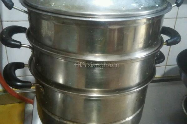 南瓜双色花卷的做法图解13