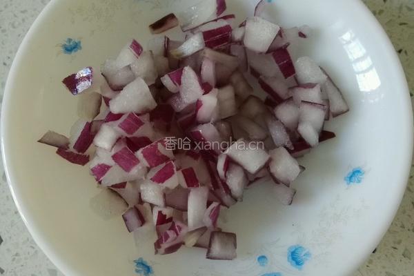 七彩虾仁什锦炒饭的做法图解8