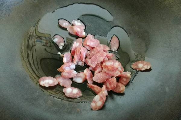 七彩虾仁什锦炒饭的做法图解9