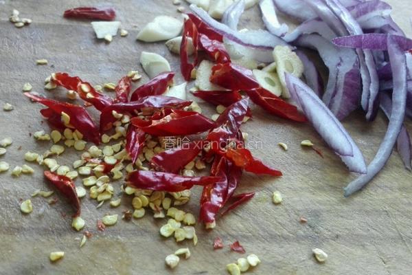 干煸菜花的做法图解3