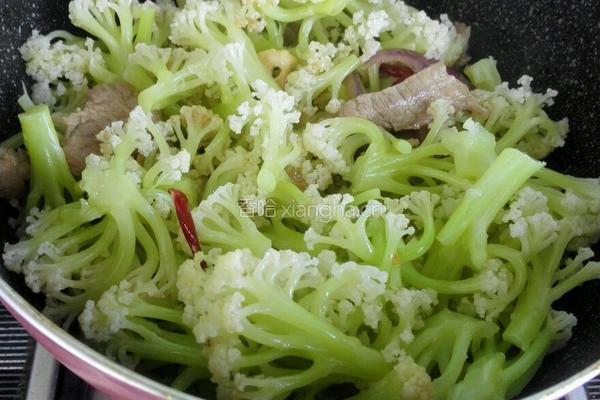 干煸菜花的做法图解7