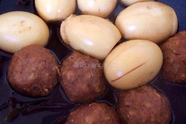 卤蛋肉丸的做法图解10