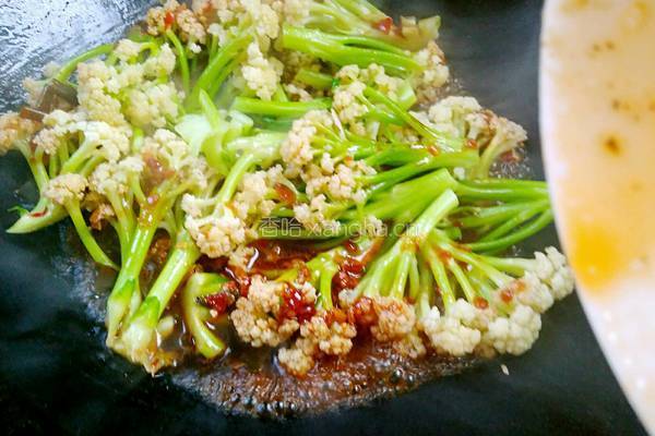 酱汁花菜的做法图解7